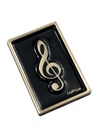 Magnet Violinschlüssel Gold - Framed
