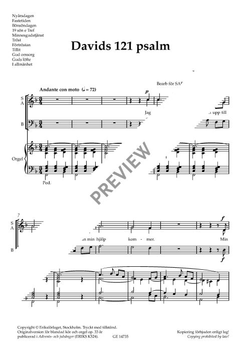 Psalm 121 - Det brinner en stjärna