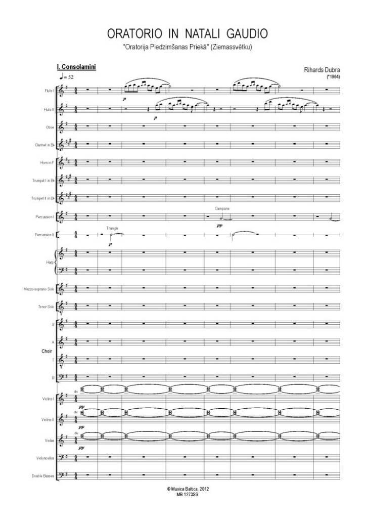 Oratorio in natali gaudio
