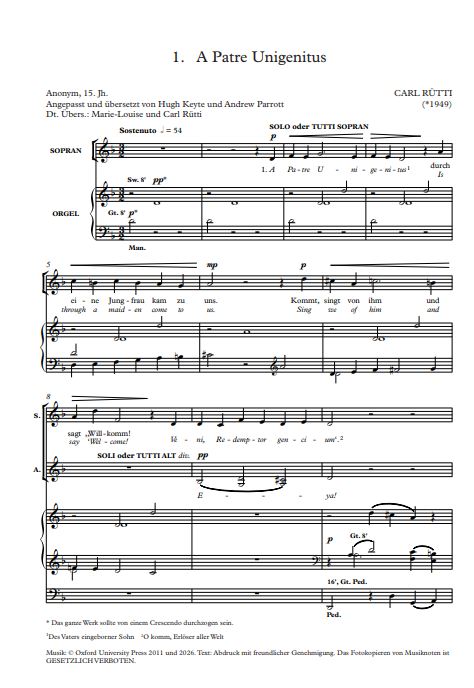 Weihnachts-Carols for Choirs