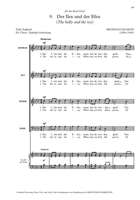Weihnachts-Carols for Choirs