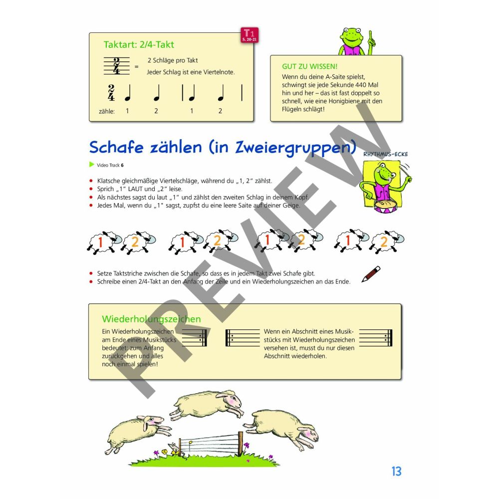 Geigenfrosch & Co - Violinschule