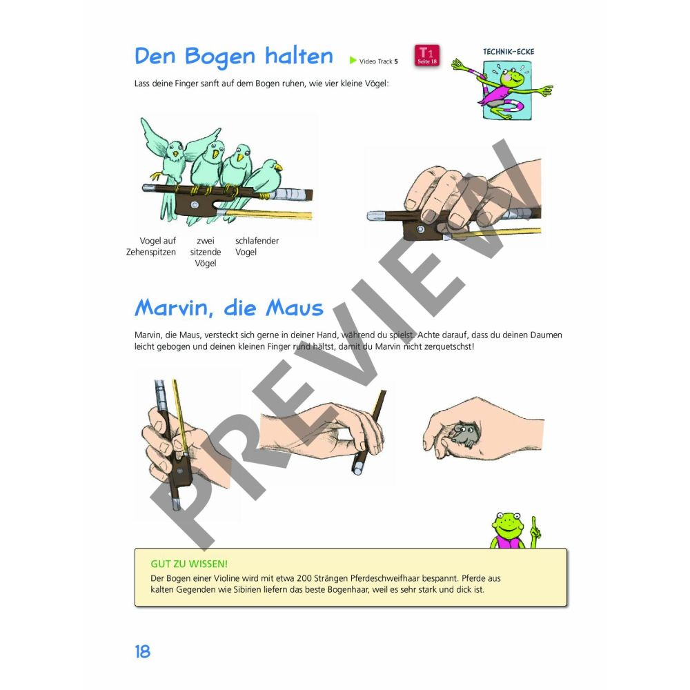 Geigenfrosch & Co - Violinschule