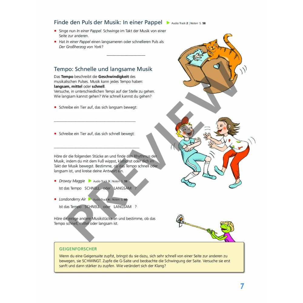 Geigenfrosch & Co - Theoriebuch