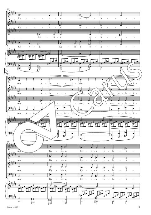 Kyrie nach dem Adagio der Mondscheinsonate op. 27/2