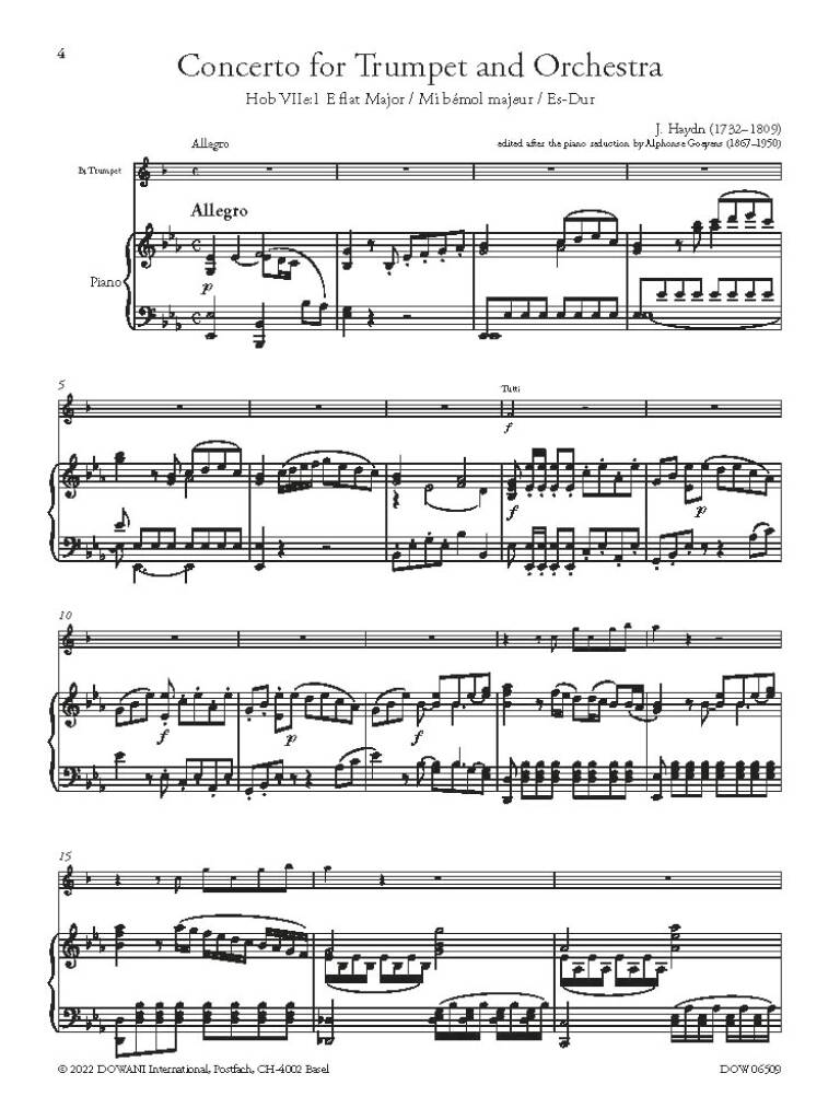 Concerto Es-Dur Hob. VIIe:1