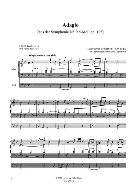 Adagio aus Symphonie Nr. 9 op. 125