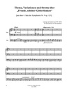 Freude schöner Götterfunken aus op. 125