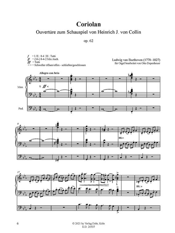 Ouvertüre zu Coriolan op. 62