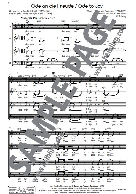Ode an die Freude / Ode to Joy