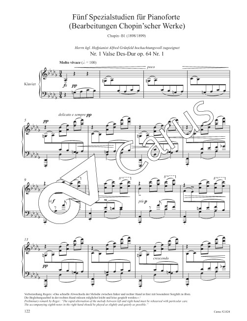 Bearbeitungen für Klavier zu zwei Händen Band 1 - Werkausgabe Band III/6