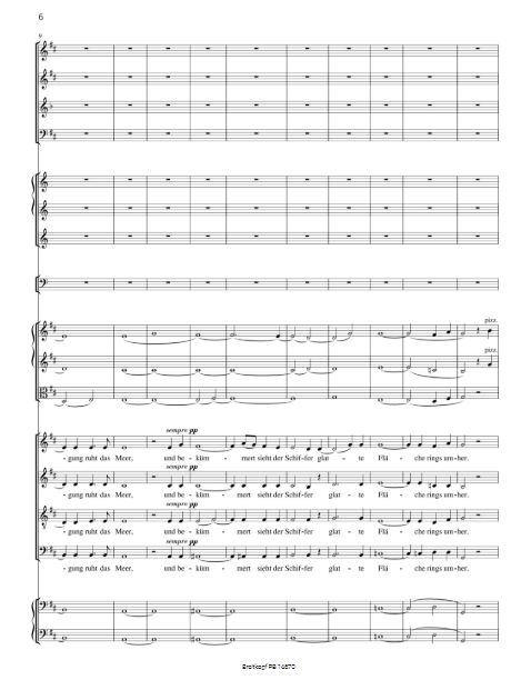 Meeres Stille und glückliche Fahrt op. 112