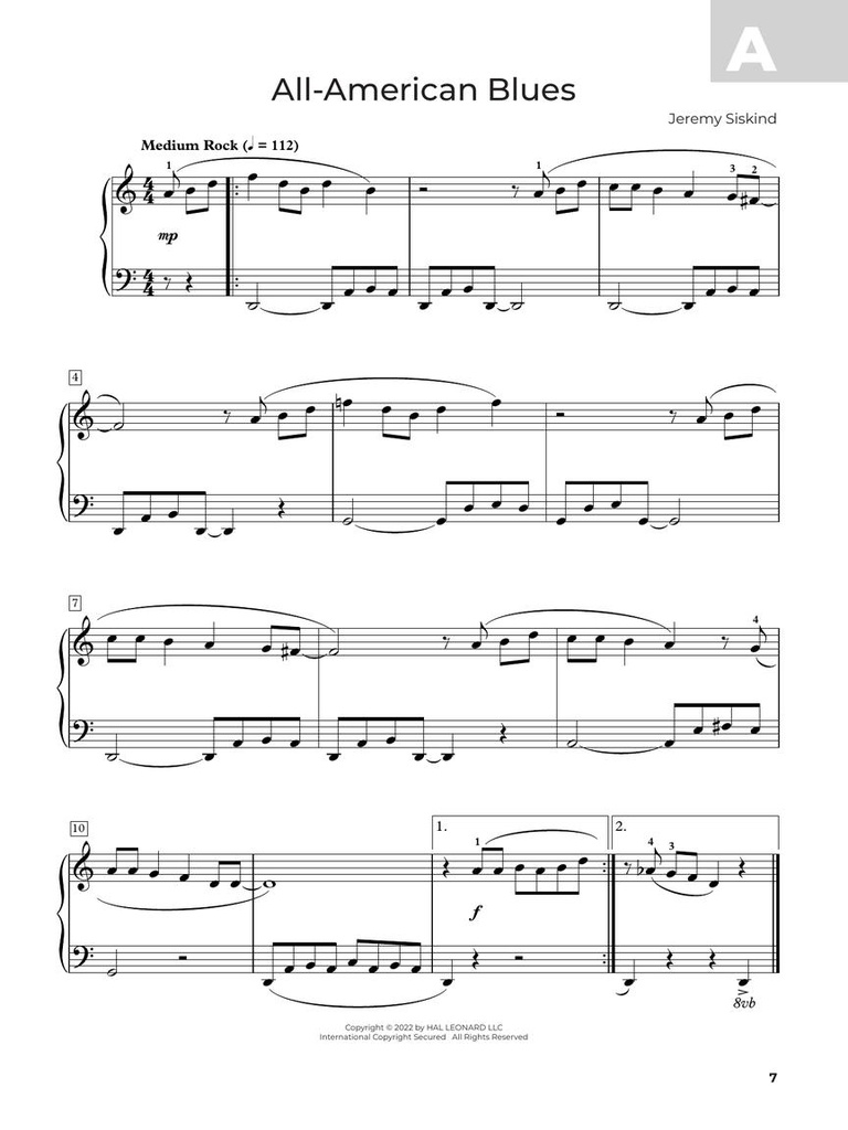 Blues Piano A-Z