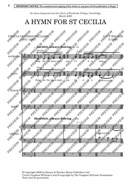 A Hymn for St. Cecilia
