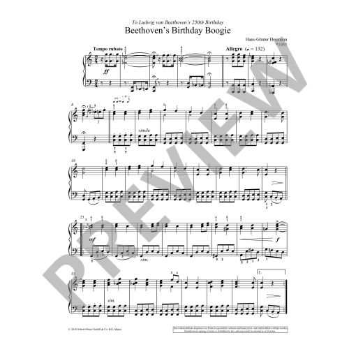 Beethoven's Birthday Boogie