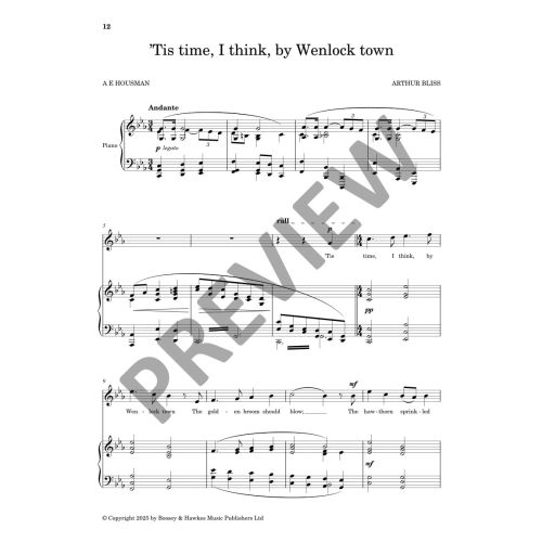 Two American Poems and other Songs