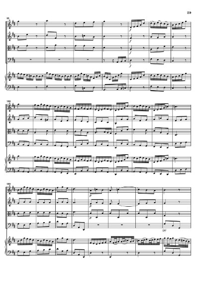 Cembalokonzert Nr. 3 D-Dur BWV 1054