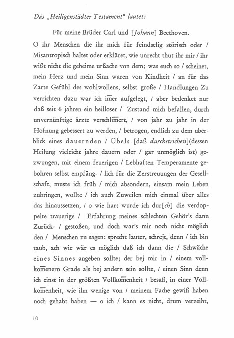 Heiligenstädter Testament