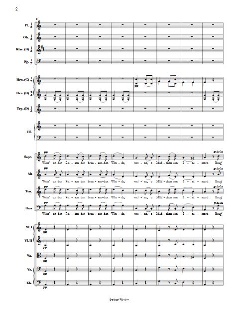 Gesang aus Fingal op. 17b