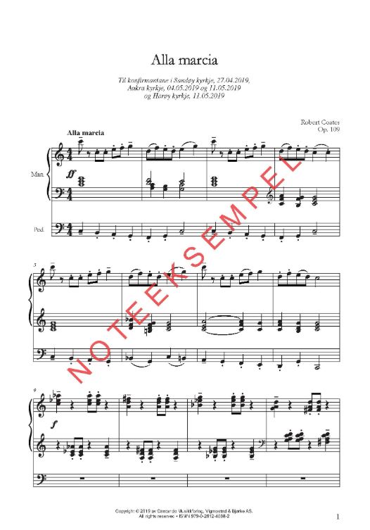 Alla Marcia op. 109
