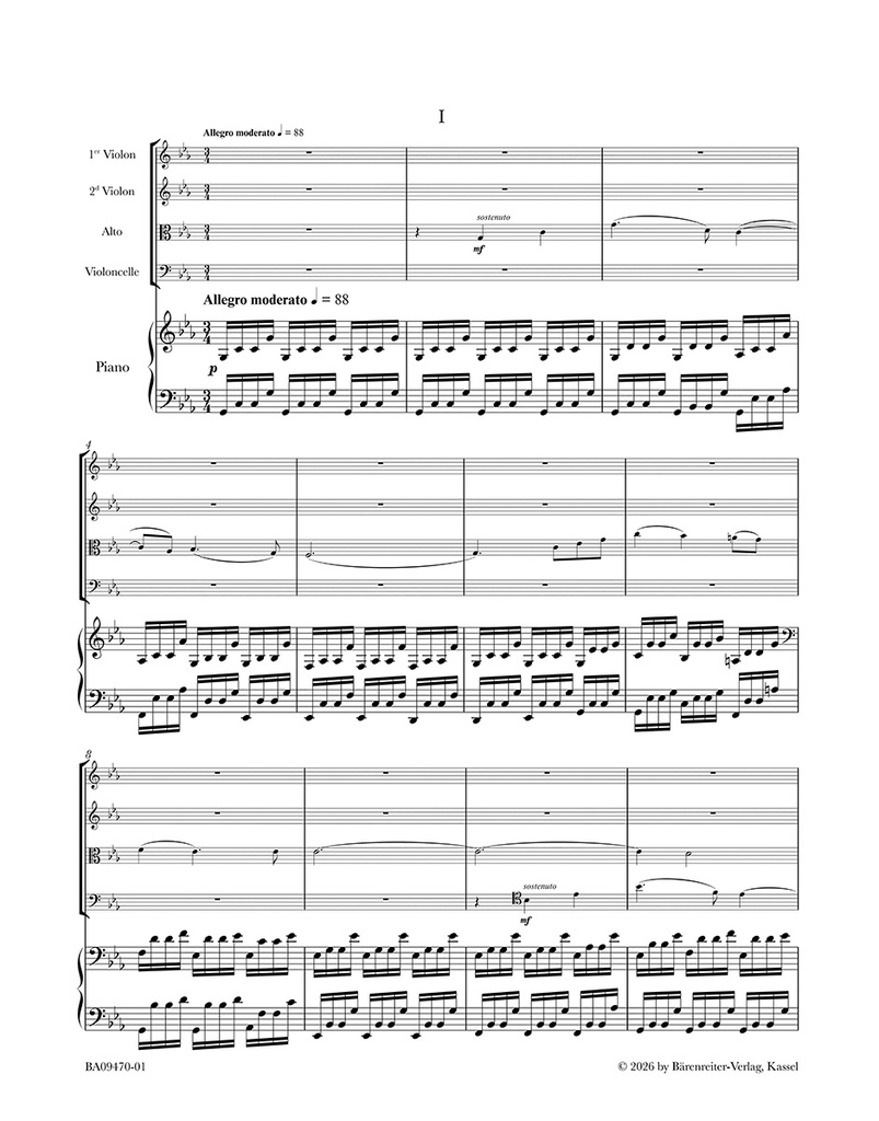 Klavierquintette Nr. 1 d-moll op. 89 und Nr. 2 c-moll op. 115 - Oeuvres completes V/1