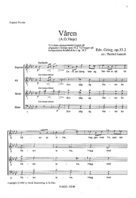 12 Melodier til dikt av A. O. Vinje, op. 33