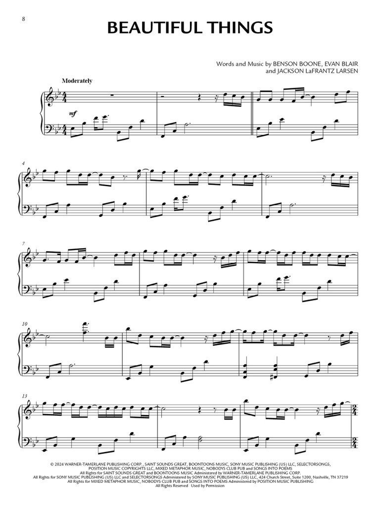 40 Famous Melodies for Piano Solo