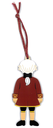 Anhänger Mozart Shaped