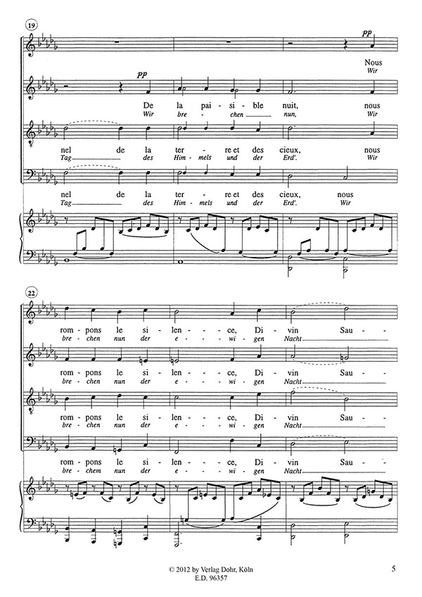 Cantique de Jean Racine op. 11 (1863/64)