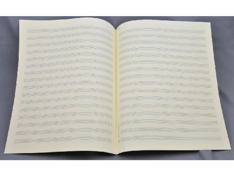 Notenpapier Großquart - 16 linig