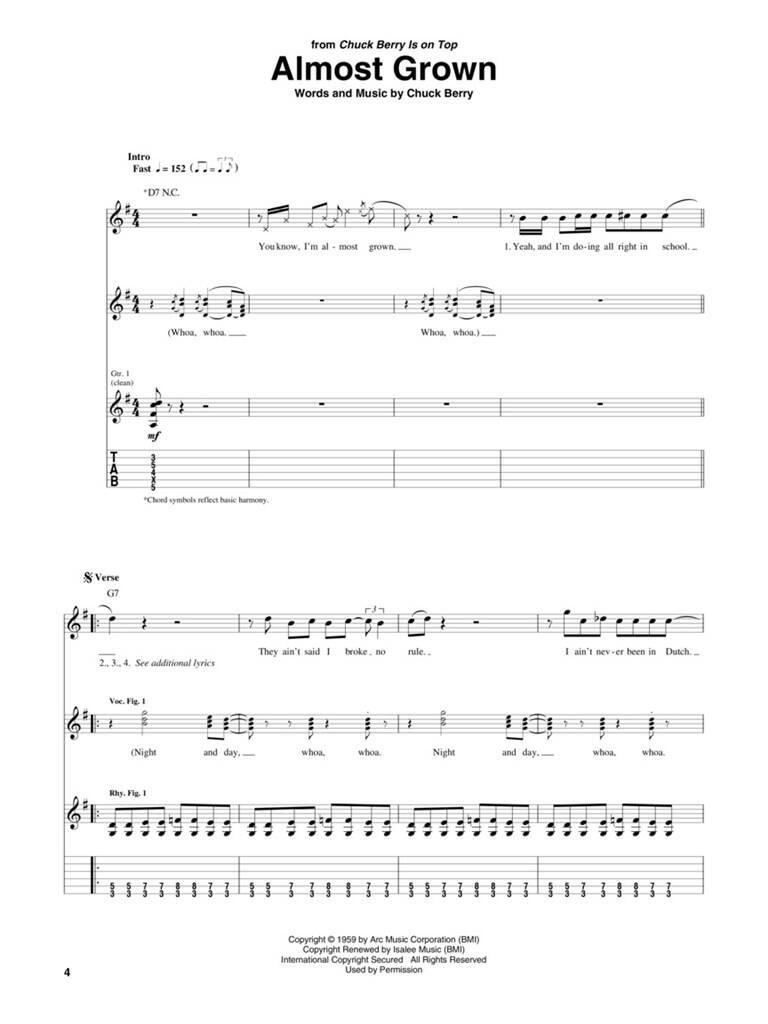 Chuck Berry - Guitar Recorded Version