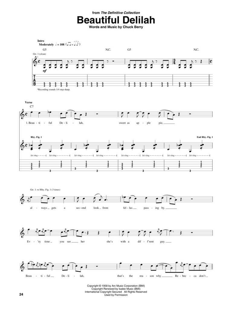 Chuck Berry - Guitar Recorded Version