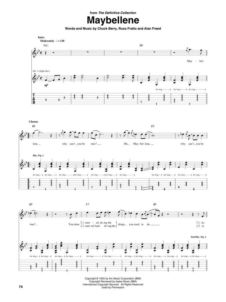 Chuck Berry - Guitar Recorded Version