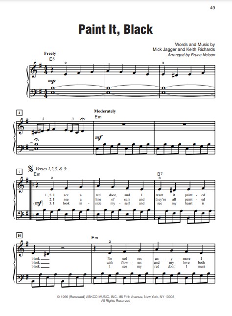 The Rolling Stones - Sheet Music Anthology