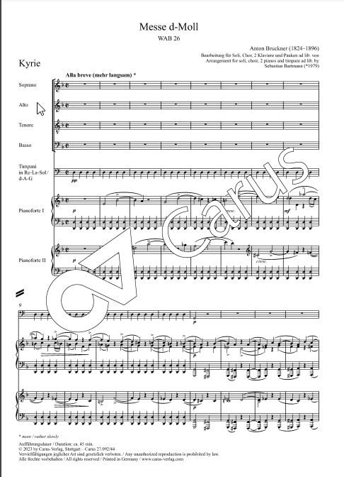 Messe d-moll WAB 26