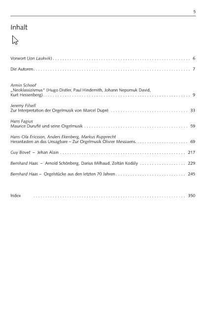 Orgelschule zur historischen Aufführungspraxis Teil 3: Die Moderne