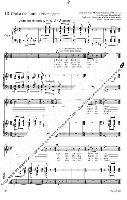 Chorbuch Ostern
