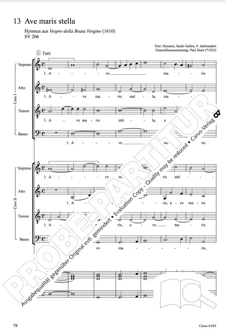 Madrigali e Motetti - Chorbuch