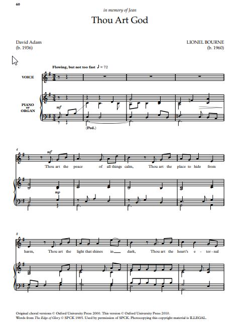 Oxford Solo Songs : Sacred - High Voice