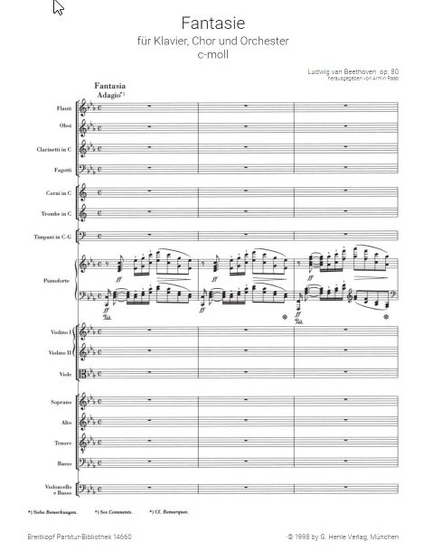 Fantasie für Klavier, Chor und Orchester, op. 80