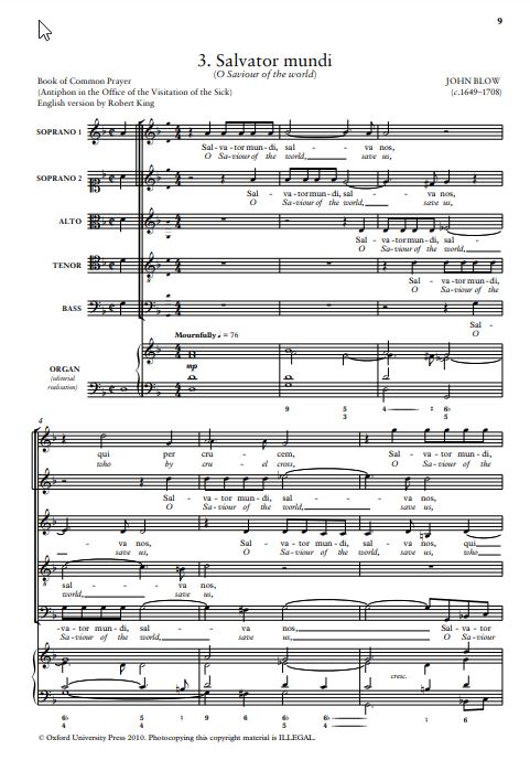 English Church Music, Vol. 1 : Anthems and Motets