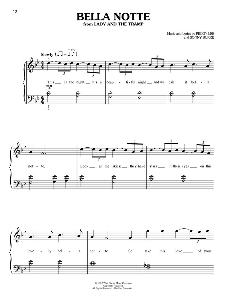 Simple Disney Songs