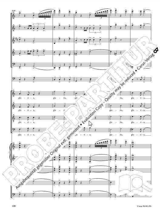 Messa a 4 voci con orchestra (1880), SC 6 (Messa di Gloria) - Fassung für Kammerorchester