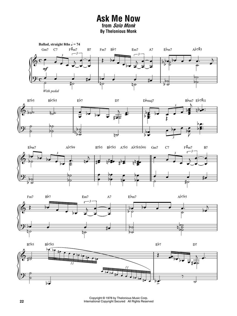 Thelonious Monk Omnibook