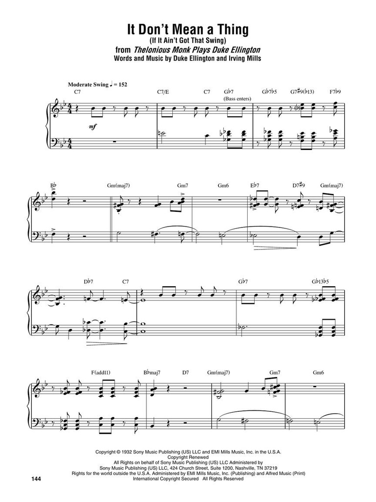 Thelonious Monk Omnibook