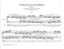 Werke für Orgel oder Pedalflügel