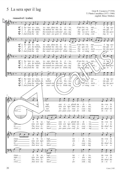 Swiss Choral Music