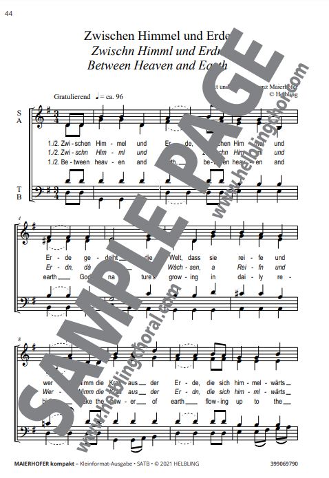 Maierhofer Kompakt - SATB Kleinformat
