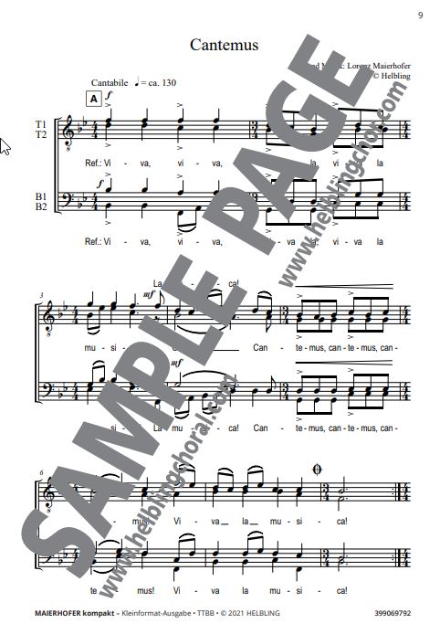 Maierhofer Kompakt - TTBB Großdruck