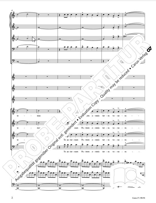 Te Deum, WAB 45